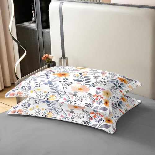 Feelyou Wildflower Cotton Duvet Cover Queen Size