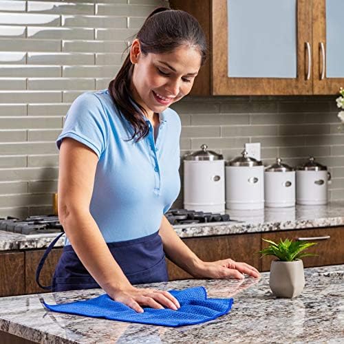 Kitchen Towels - Bulk Microfiber Waffle Weave Towels | 16 x 16 in.