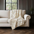 Addison Rugs ASB762 Ivory 50" x 70" Oversized Sherpa Throw Blanket