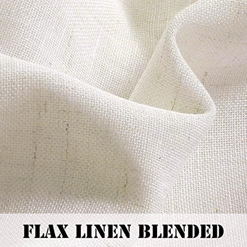 Linen Curtains Elegant Natural Linen Blended Curtains Energy Efficient