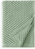 Peri Home Crochet Throw for Bedroom, Comfy 100% Cotton Knit Blanket