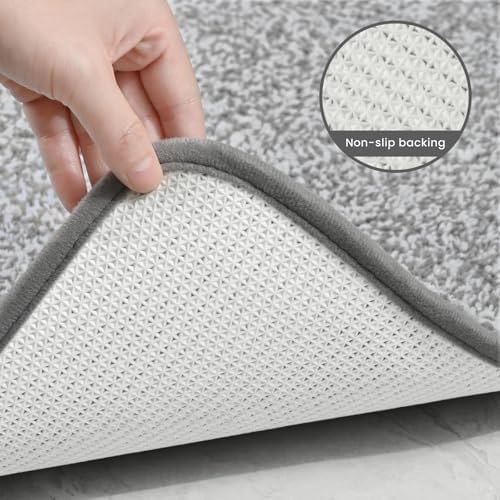 Bathroom Runner Rug 24x60,Soft & Non-Slip Long Bath Mat,Light