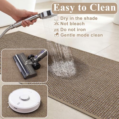 SHACOS Non Slip Bathroom Runner Rugs 24"x60" Quick Dry Ultra Thin Bath