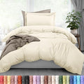 Duvet Cover Twin/Twin XL, 2 PC Cotton Like Polyester, Zipper Closure