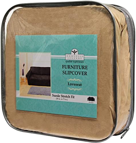 Nouvelle Legende Stretch Suede Loveseat Slipcover, Sofa Protector