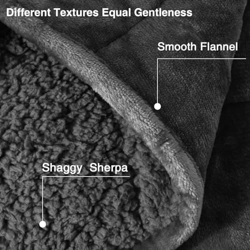 Aemicion Weighted Blankets Queen Size 20lbs for Adults,Soft Sherpa