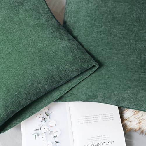 CaliTime Decorative Standard Throw Pillow Covers 26 X 20 Inches Dark