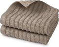 Cleanbear Waffle Hand Towels for Bathroom & Kitchen, 13” x 28”