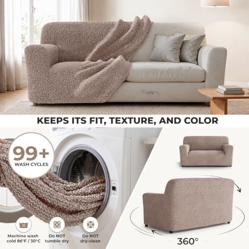 PAULATO Premium Stretch Couch Covers for Sofa - Sofa Chair Cover