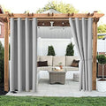 Blackout Curtains for Living Room 72 Inch Length 1 Panel Grommet Gray