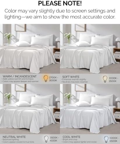 XL Oversized King Flat Sheet Only 132x110 California King Flat Sheet