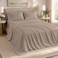 Mayfair Linen 1200 Series Queen Sheet Set, 17" Deep Pocket, Sateen