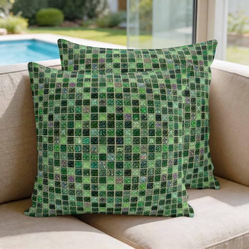 Pillow Covers 20x20 Set of 2, Abstract Geometric Square Throw Pillow