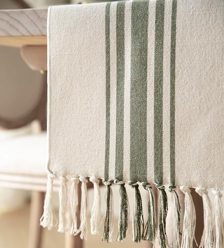 Boho Table Runner for Modern Farmhouse Decor, Dining Table décor 13 x