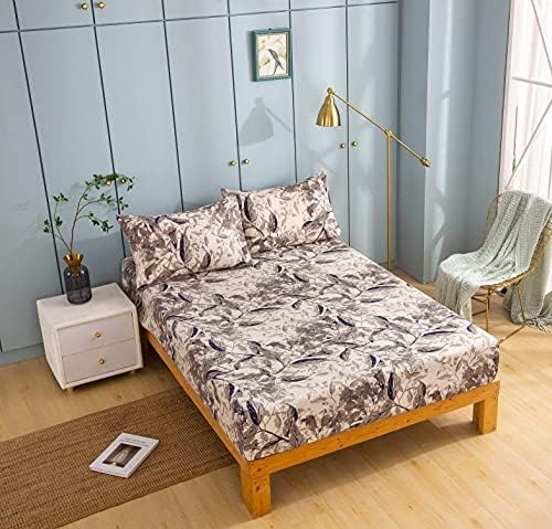 Tache Elagant Abstract Whimsical Wispy Leaf Floral Neutral