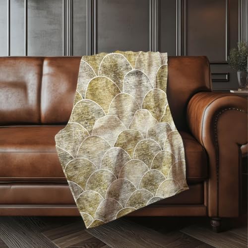 Addison Rugs ASB594 Taupe 50" x 70" Oversized Sherpa Throw Blanket