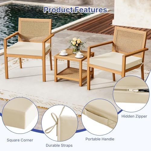 Outdoor Chair Cushions Set of 4 for Outdoor Patio Furniture