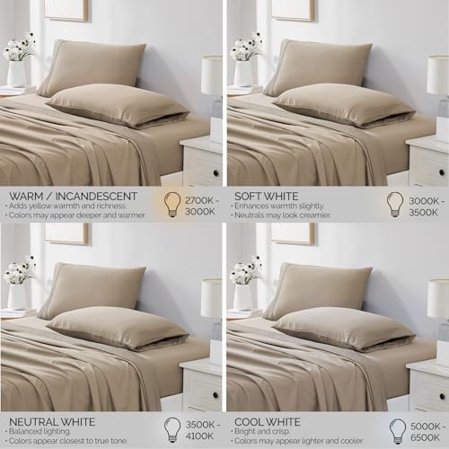 SouthShore Fine Living Vilano Pleats, 3-Piece, 21-Inch Extra Deep