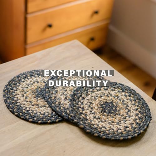 Homespice Kilimanjaro Jute Braided Table Runner, Rect 8x28 Set of 2