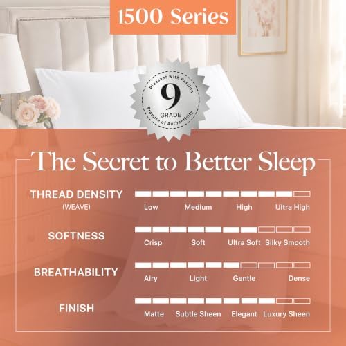 Carressa Linen 100% Egyptian Cotton King Size Pillow Cases Set of 2