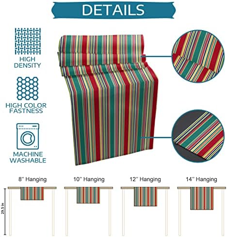 Geometric Table Mats Set of 4 With Table Runner 90 Inches Long,Cotton