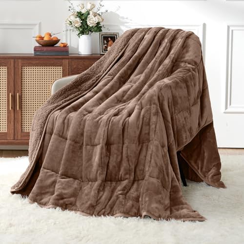 Uttermara Weighted Blankets for Adults Queen Size, 15lbs 60x80 inches