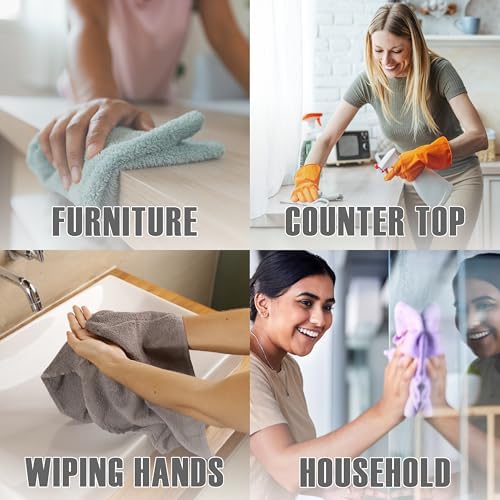 ZUPERIA Bar Mop Kitchen Towels - Pack of 12 (16"x19”) 100% Ring Spun