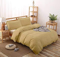 Duvet Cover Set 400 TC 100% Natural Cotton Luxurious 3 Piece Duvet