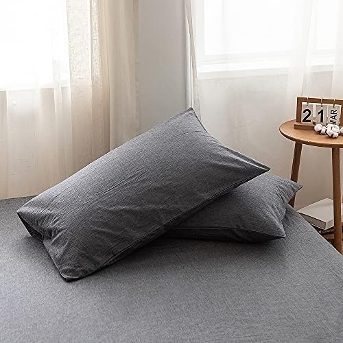 FACE TWO FACE Bedding Duvet Cover Set100% Washed Cotton Duvet Cover