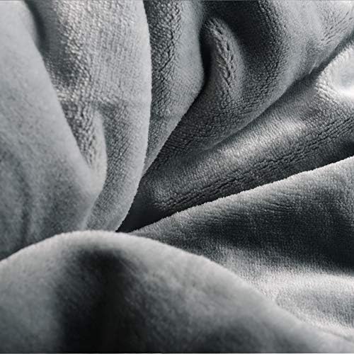 EDOW Faux Sherpa Flannel Throw Blanket, 600GSM Thickened Reversible