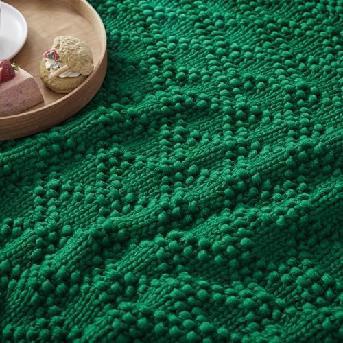 Anysay Knitted Weighted Blanket for Adult, Chunky Knit Throw 50''*60''