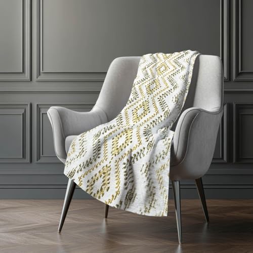 Addison Rugs ASB684 Taupe 50" x 70" Oversized Sherpa Throw Blanket