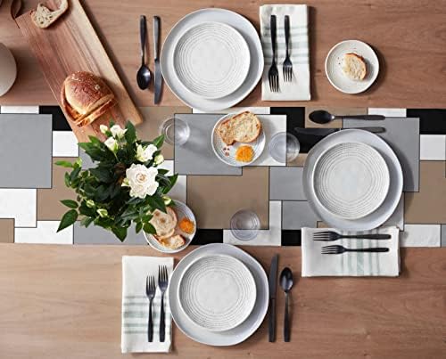 Farmhouse Table Runner Linen Burlap Table Runners 90 Inches Long