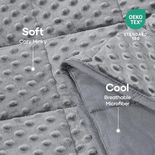 Cottonblue Weighted Blanket 20lbs for Adults Queen Size, 60 x 80in