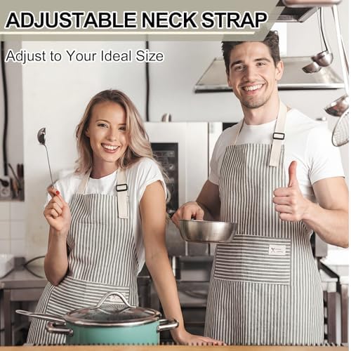 Janmercy 24 Pcs Aprons for Women Men