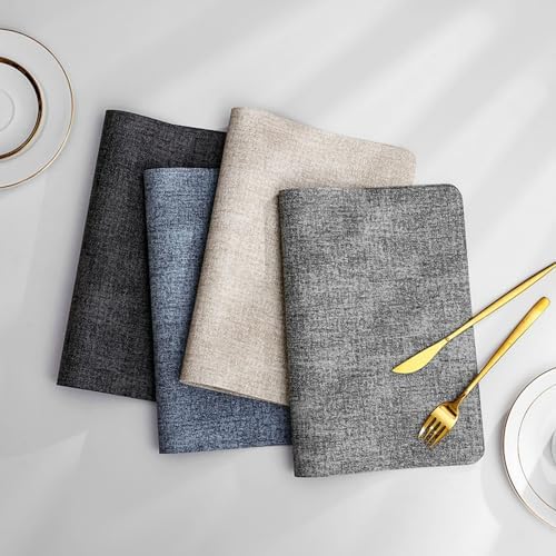 Washable Dining Room Placemats Rectangle Set of