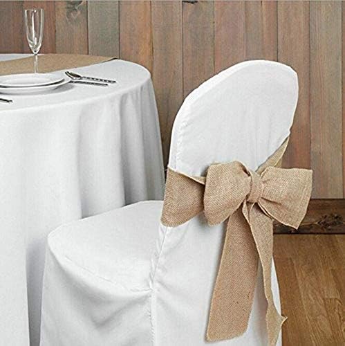 (TM) 12 X 108'' Natural Hessian Table Runners Rustic Burlap Wedding