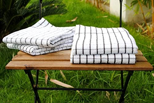 AMOUR INFINI Kitchen Towels Set of 4 - Highly Absorbent, Super Soft