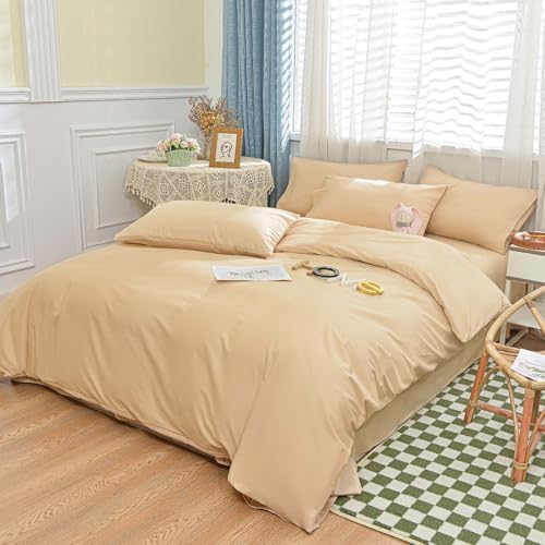 Oversized King Flat Sheet – 100% Cotton Soft Brushed Solid Flat Sheet