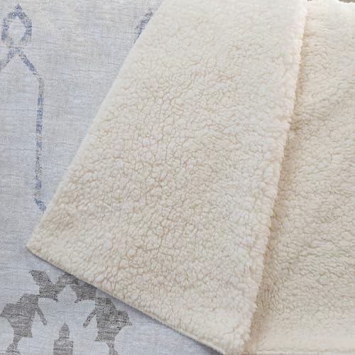 Addison Rugs ASB122 Taupe 50" x 70" Oversized Sherpa Throw Blanket