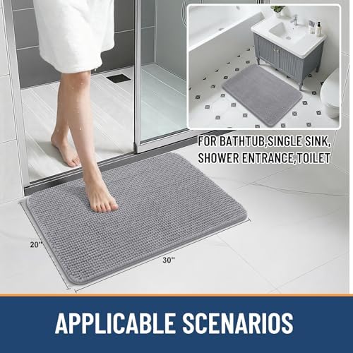 Arotive Luxury Chenille Bathroom Rugs Set, Ultra Soft and Absorbent