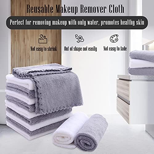 TENSTARS 12 Pack Premium Washcloths Set - Quick Drying- Soft