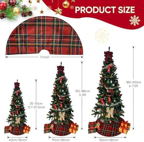 Royal Stewart Tartan 15 Inch Christmas Tree Skirt
