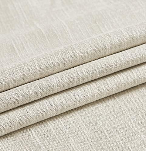Beige Full Blackout Grommet Curtain for Bedroom with Liner