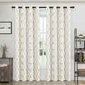 Joywell Cream Linen Textured Curtains 84 inches Long for Living Room