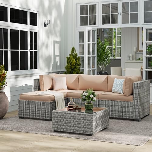 UDPATIO Outdoor Cushions for Patio Furniture Upgraded, Waterproof