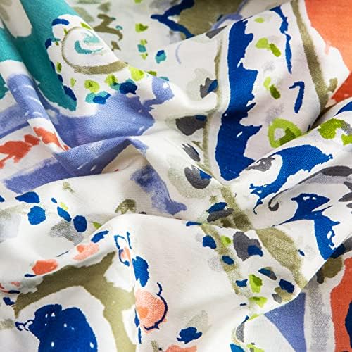 YuHeGuoJi Paisley Pillow Cases Set of 2 King 100% Cotton Boho Floral