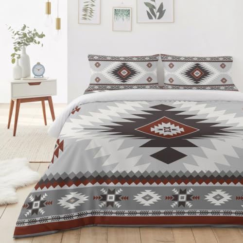 Bohemian Full Duvet Cover Set - 4 Pcs Comforter Cover Bedding Sets