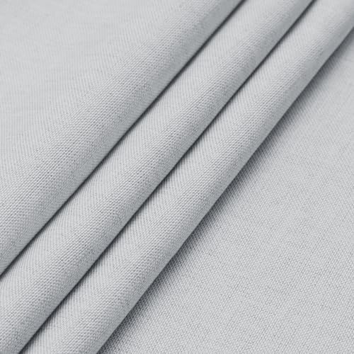 Easy-Going Waterproof Faux Linen Tablecloth, Rectangle, 52x70in, Grey