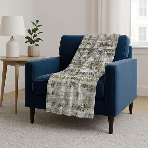 Addison Rugs ASB850 Taupe 50" x 70" Oversized Sherpa Throw Blanket